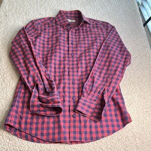 Twillory Red and Blue Checkered Men's Shirt